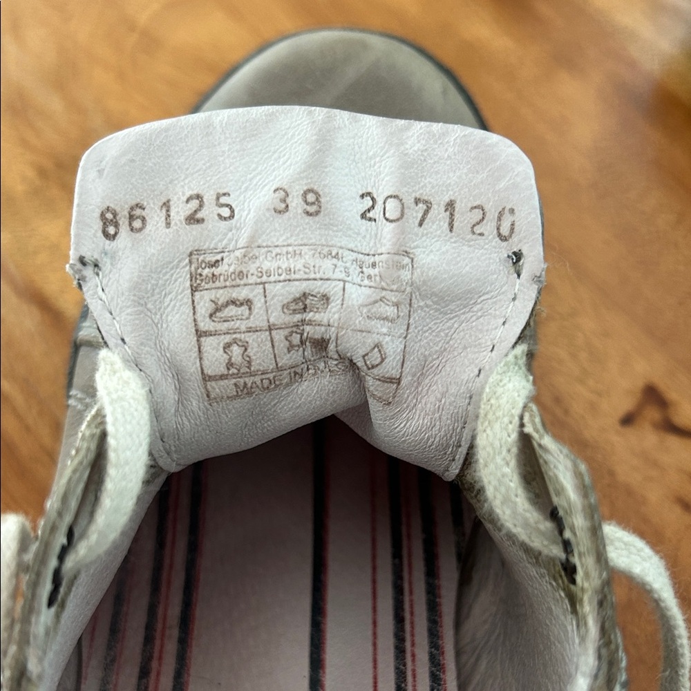 Josef Seibel Taupe Lace-Up Shoes - Picture 6 of 7